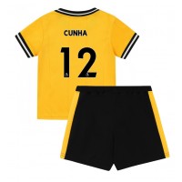 Wolves Matheus Cunha #12 Domaci Dres za djecu 2023-24 Kratak Rukav (+ Kratke hlače)